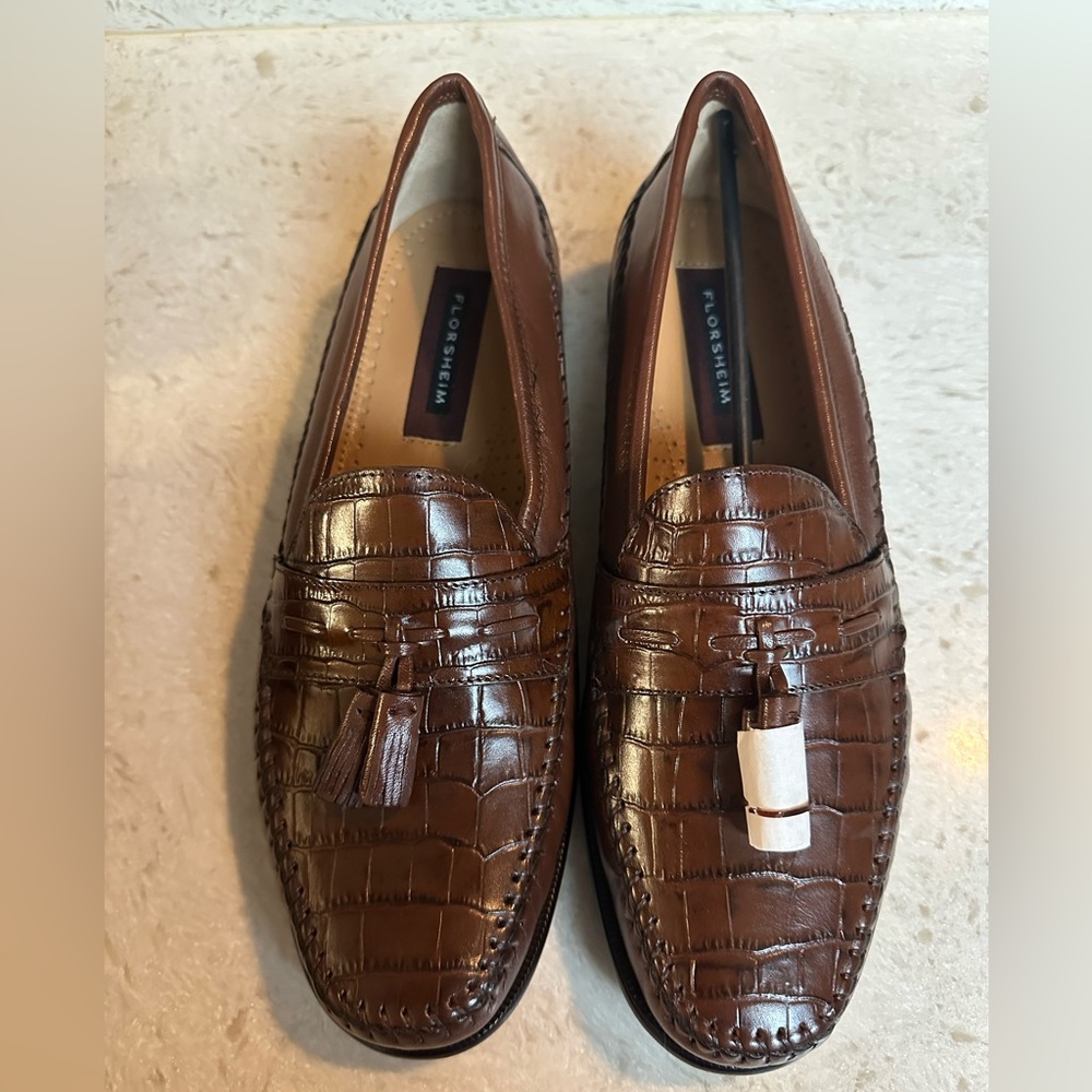 Florsheim Pisa Cognac Men’s Loafers size 10 D new
